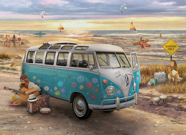The Love & Hope VW Bus by Greg Giordano 1000-Piece Puzzle