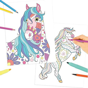 Miss Melody - Colour & Design Book Horse Motifs