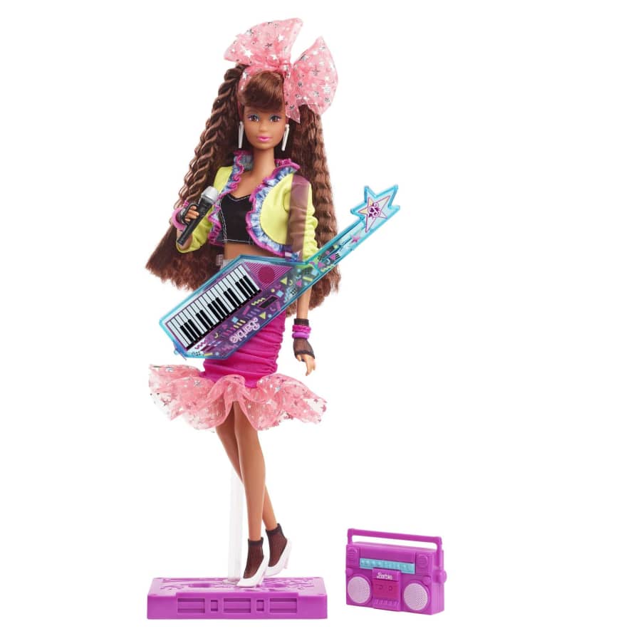 Barbie Rewind 80s Edition Dolls’ Night Out Doll-themed Doll, 11.5-In Brunette