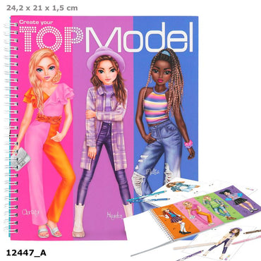 Create Your TOPModel Colouring Book
