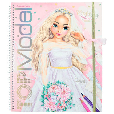 Create your Wedding Special TOPModel Colouring Book