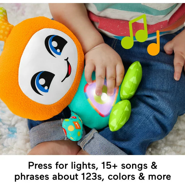 Fisher-Price DJ Groovin' Go Interactive Baby Learning Toy with Music & Lights
