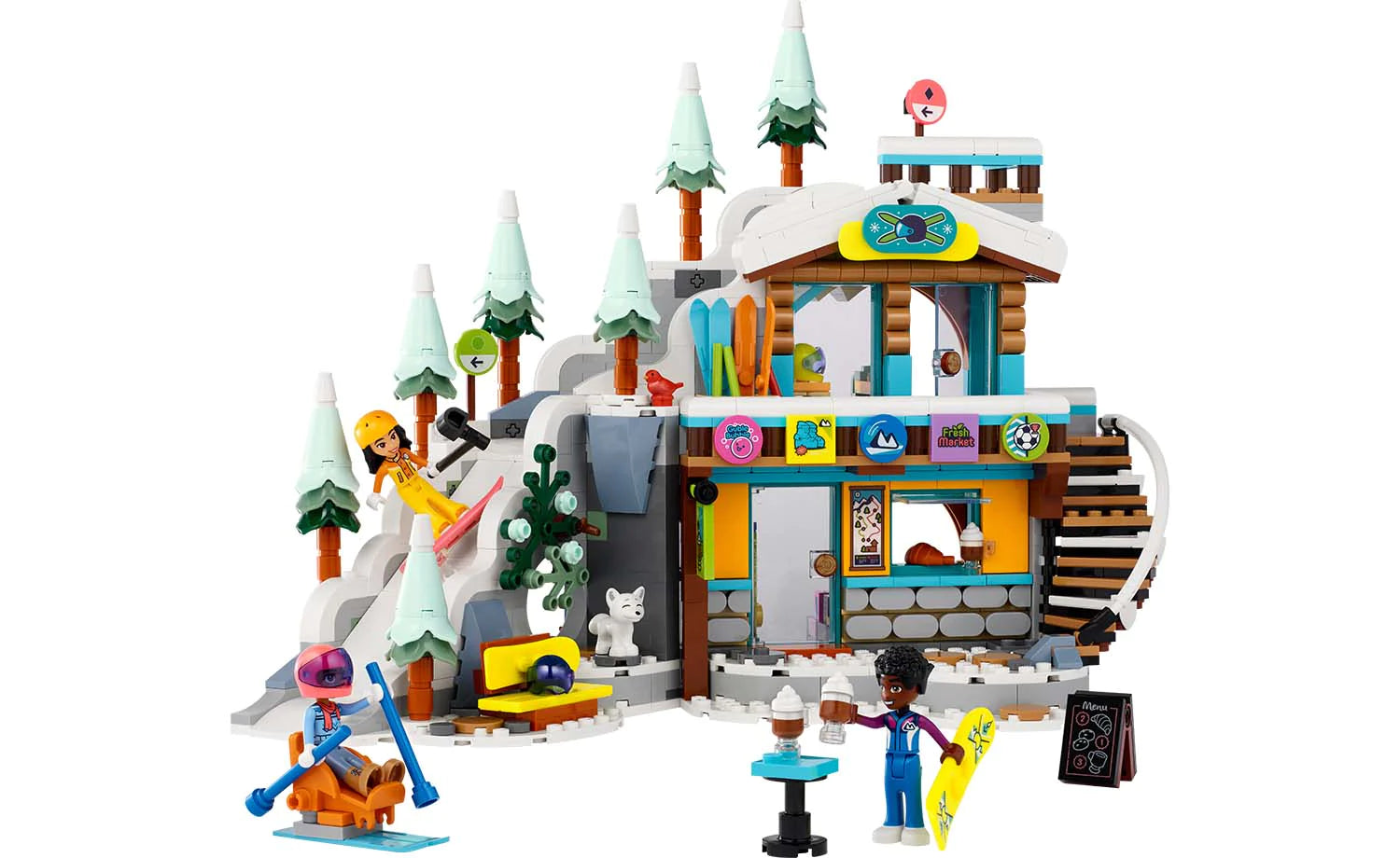 LEGO® Friends Holiday Ski Slope and Café 41756