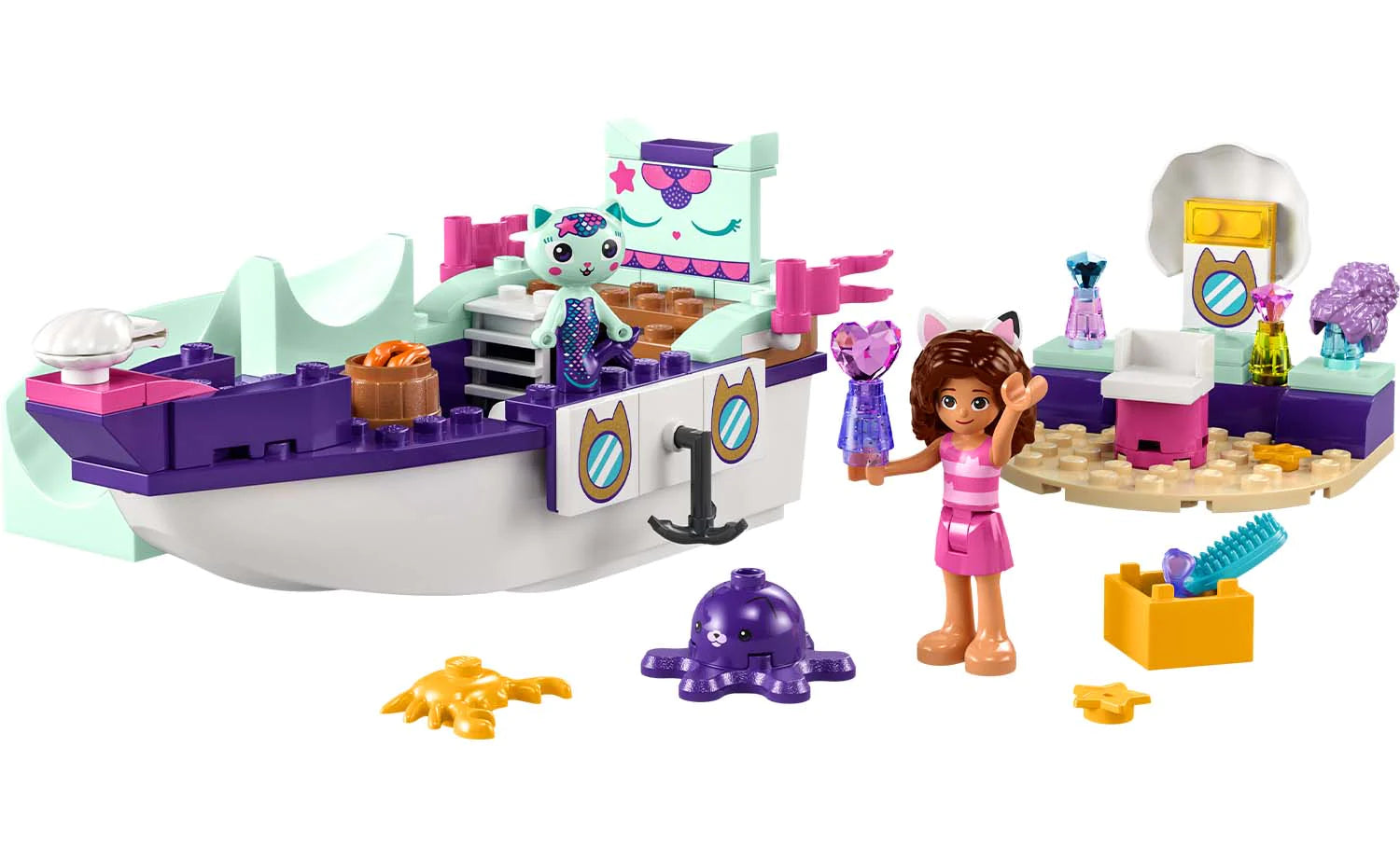 LEGO® Gabby's Dollhouse Gabby & MerCat's Ship & Spa 10786