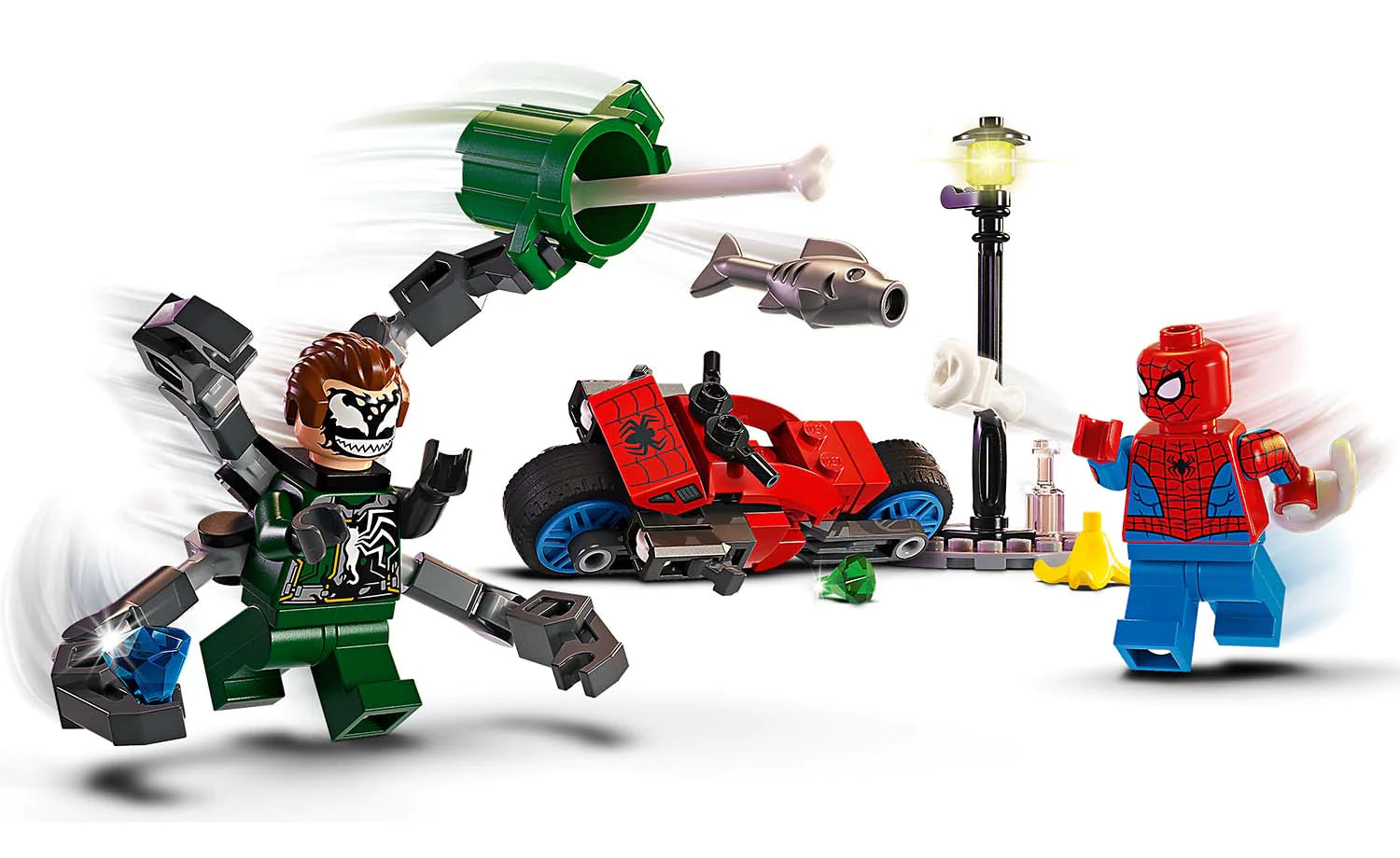 LEGO® Marvel Super Heroes Motorcycle Chase: Spider-Man vs. Doc Ock 76275