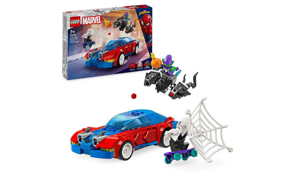 LEGO® Marvel Super Heroes Spider-Man Race Car & Venom Green Goblin 76279