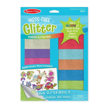 Melissa & Doug Booster Glitter Pack – Mess Free Glitter