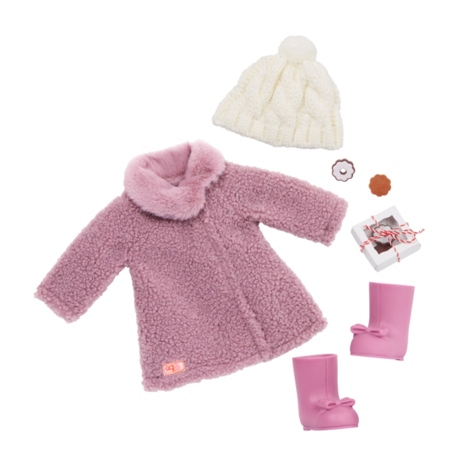 Our Generation Deluxe Sherpa Coat Outfit with Hat – Wonderfully Warm