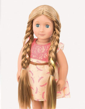 Our Generation Hairplay Doll Portia 18 inch Chestnut