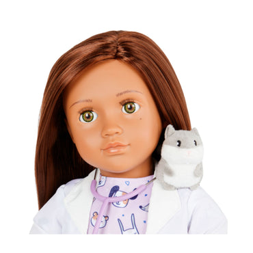 Our Generation Pro Doll Vet Daya 18 inch Brown Hair