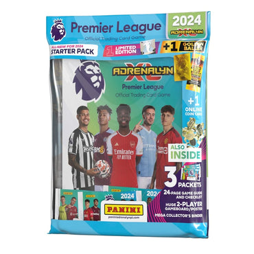 Premier League Adrenalyn XL™ 2024 Official Trading Card Game | Starter Pack (3 Packs)