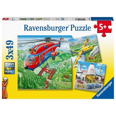 RAVENSBURGER 3X49PC PUZZLE ABOVE THE CLOUDS