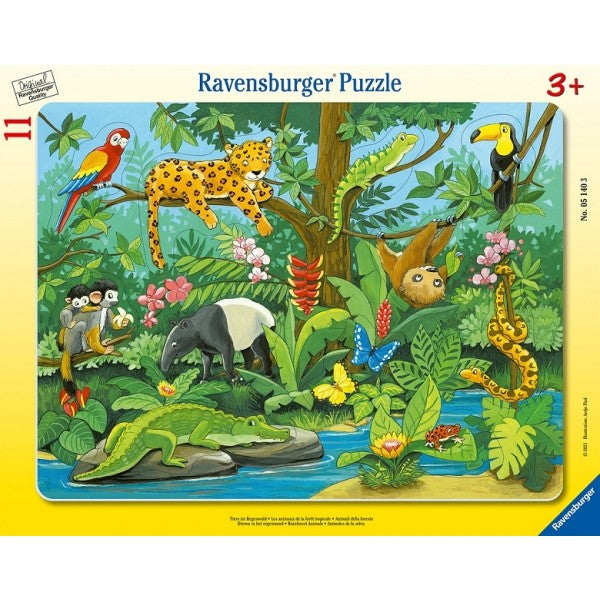 RAVENSBURGER FRAME PUZ 8-17PC ANIMALS IN FOREST