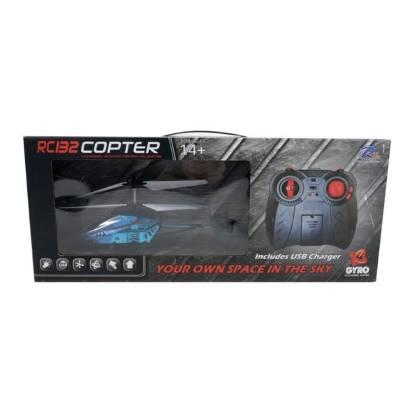 RC132 3.5Ch IR Alloy Helicopter with Gyro Asst.