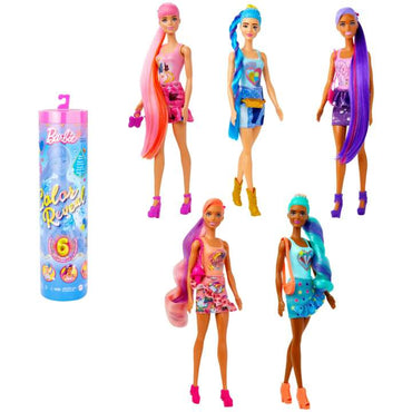 Barbie Color Reveal Doll With 6 Surprises, Totally Denim Series