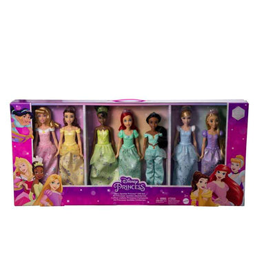 Disney Princess 7 Princess Dolls And Accessories