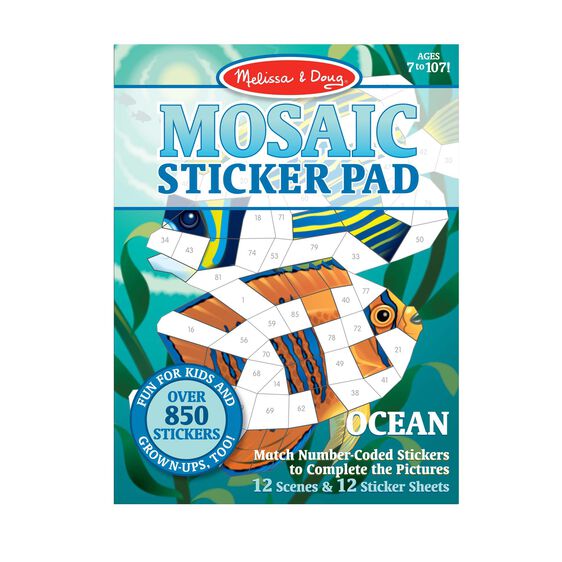 30161 Mosaic Sticker Pad – Ocean