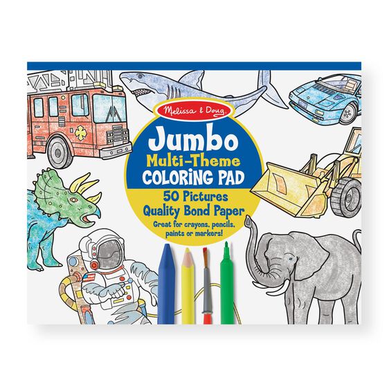 4226 Jumbo Colouring Pad – Blue