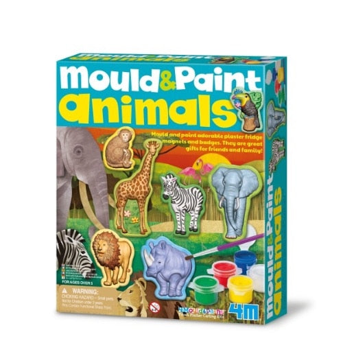 4M - Mould And Paint Wildlife Animals - 4775