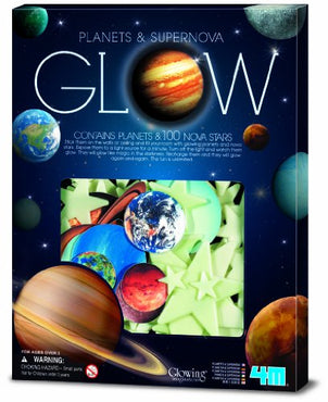 4M Glow in The Dark Planets and Stars 100pcs