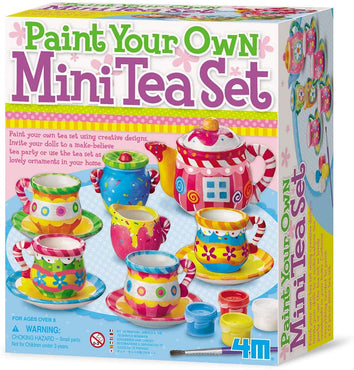 4M paint your own mini tea set