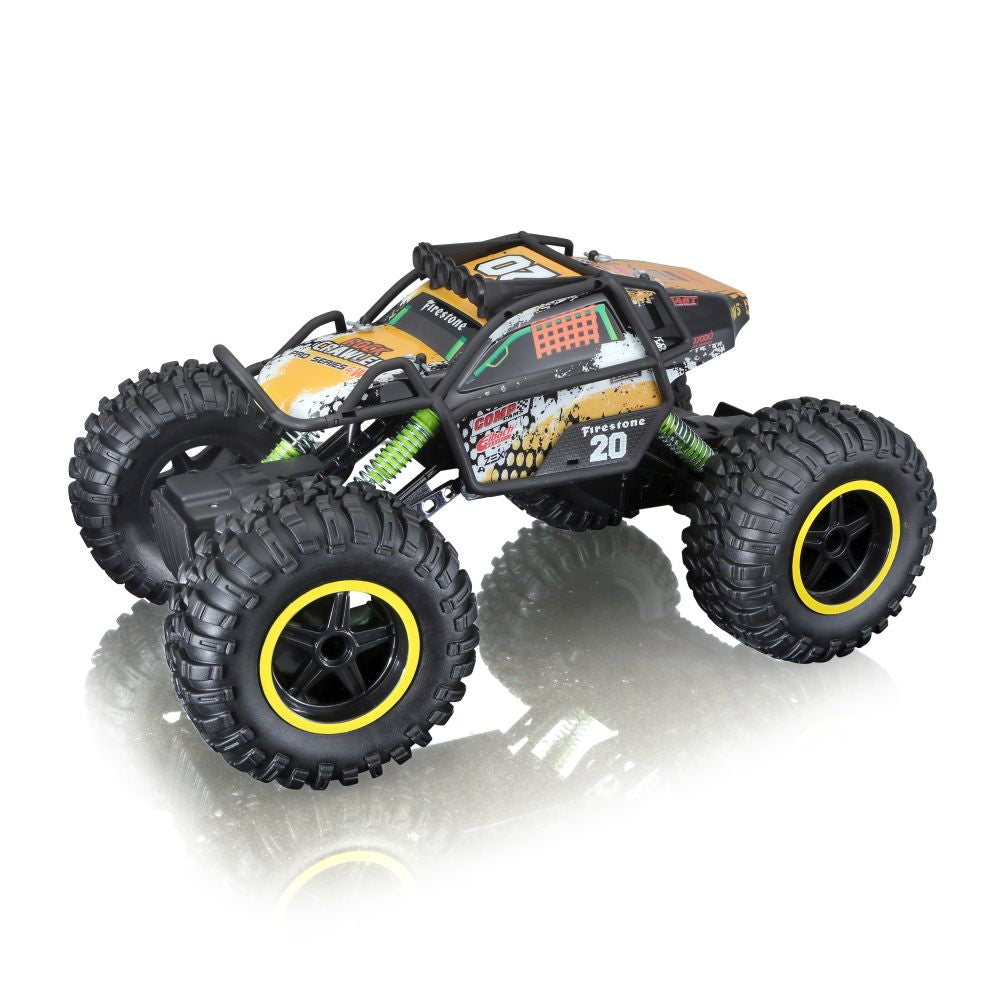 R/C Rock Crawler Pro 4-Wheel Steer with Battery & USB Charger - Length: 39cm