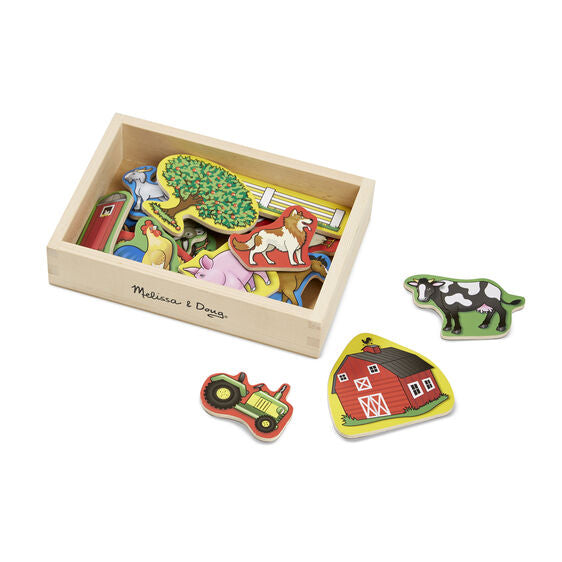 9279 Wooden Farm Magnets