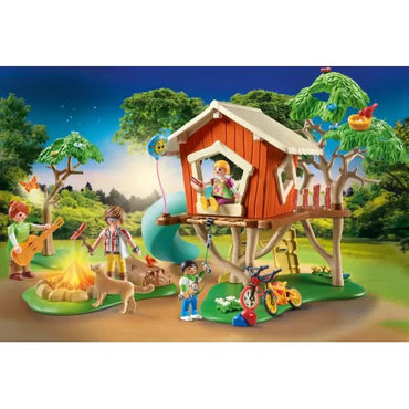 Adventure Treehouse With Slide