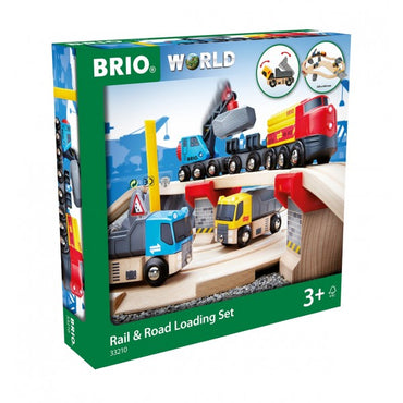 BRIO RAIL & ROAD LOADING SET BRI-33210