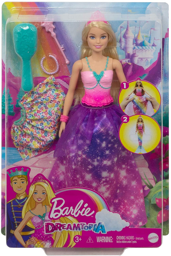 Barbie Dreamtopia 2-in-1  Fashion Transformation Doll