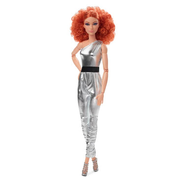 Barbie Signature Posable Barbie Looks Doll, Red Hair HBX94