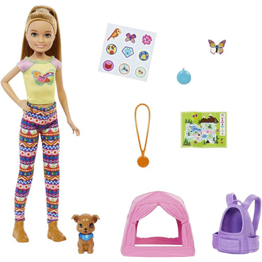 Barbie™ Camping Doll & Pet Asst