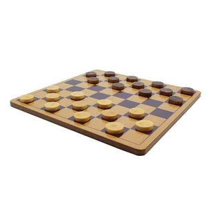 Classic Games Wood Checkers