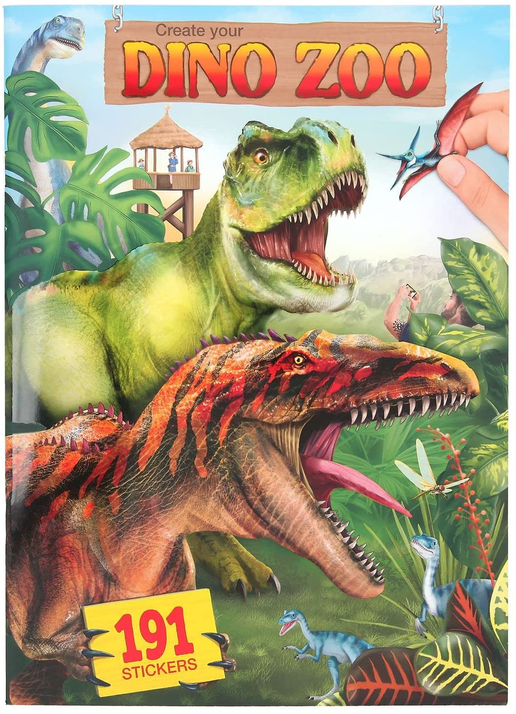 Create Your Dino Zoo Sticker Book