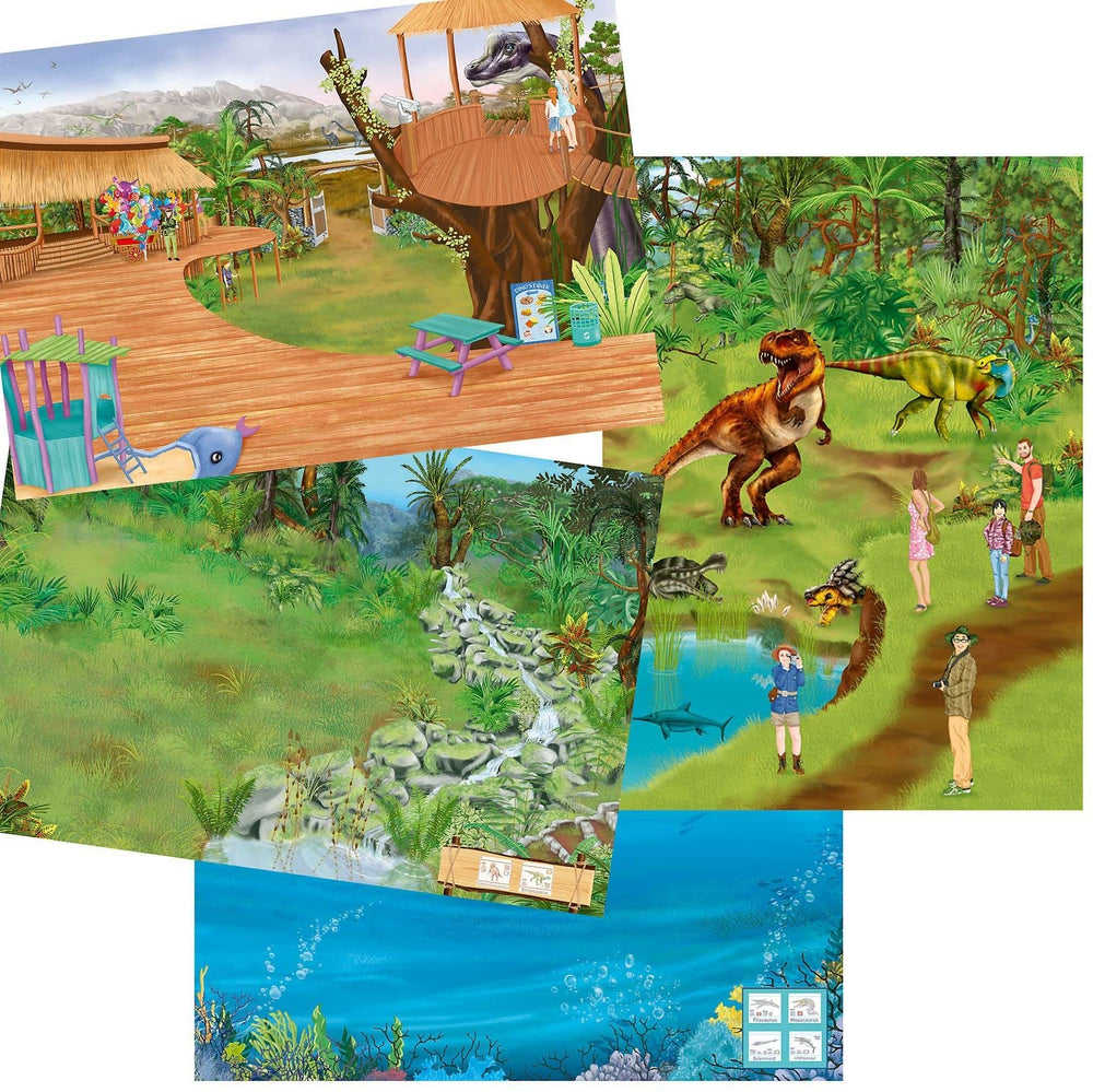 Create Your Dino Zoo Sticker Book