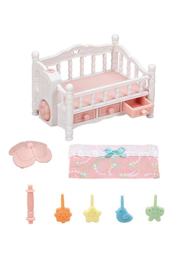 Sylvanian Families Crib Baby with Mobile