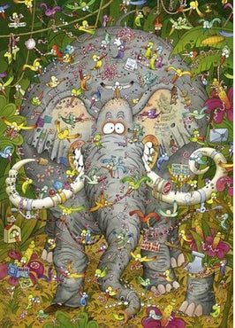HEYE Elephant’s Life (1000 Piece Jigsaw Puzzle)