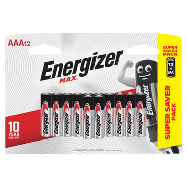 Energizer Max AAA 12 Pack