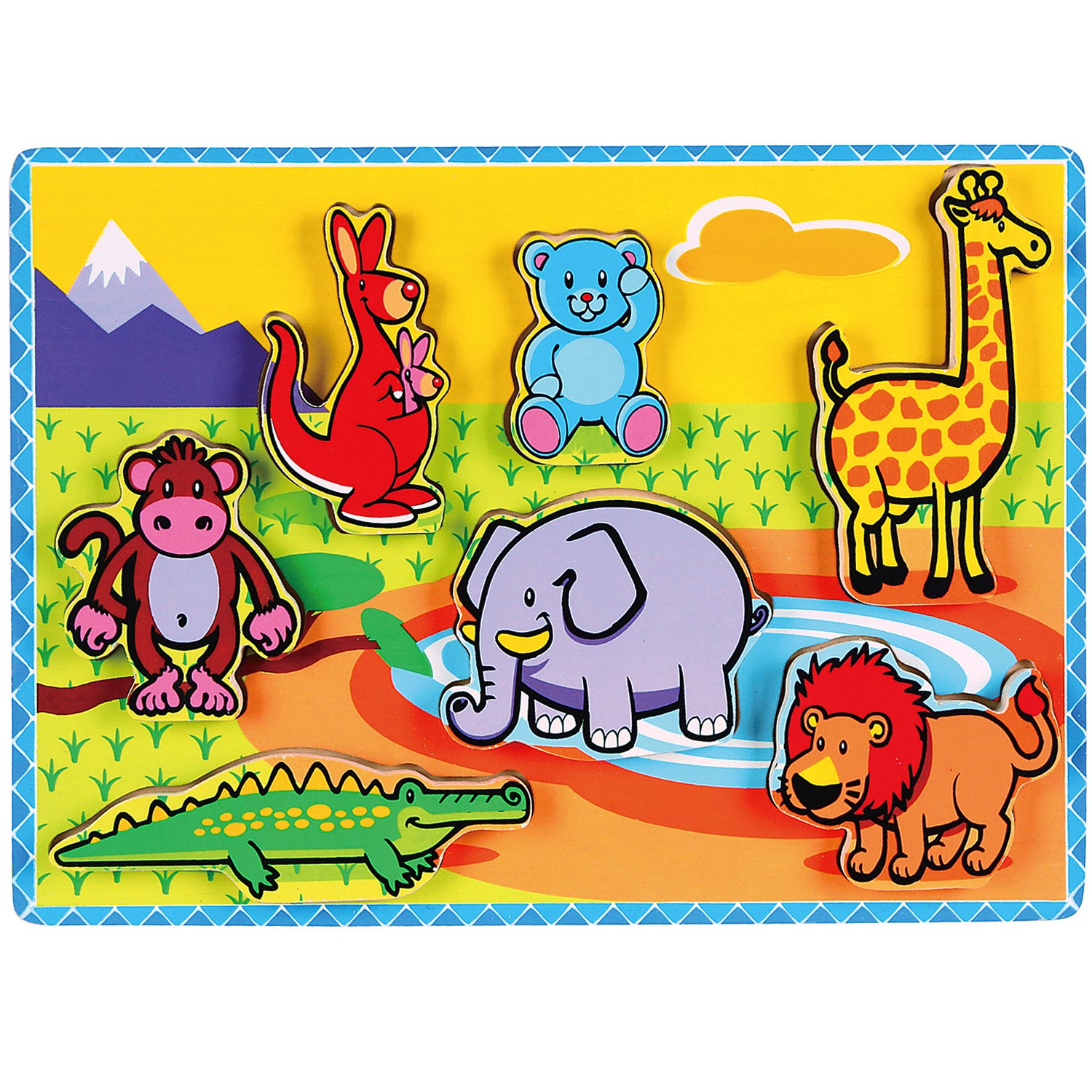 Extra Thick Chunky Puzzle Wild Animals