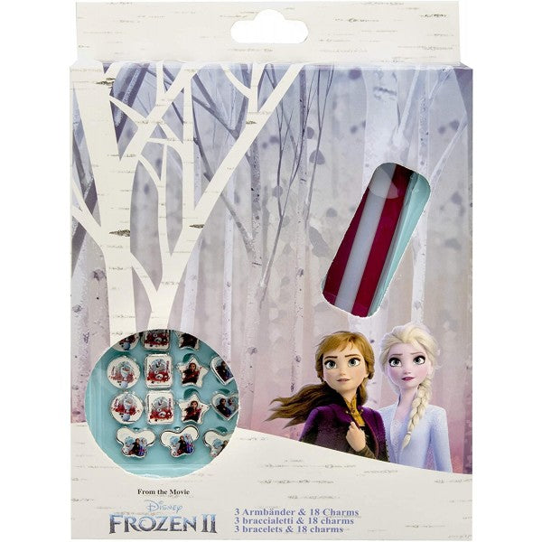 FROZEN 2 - 3 BRACELETS WITH 18 CHARMS
