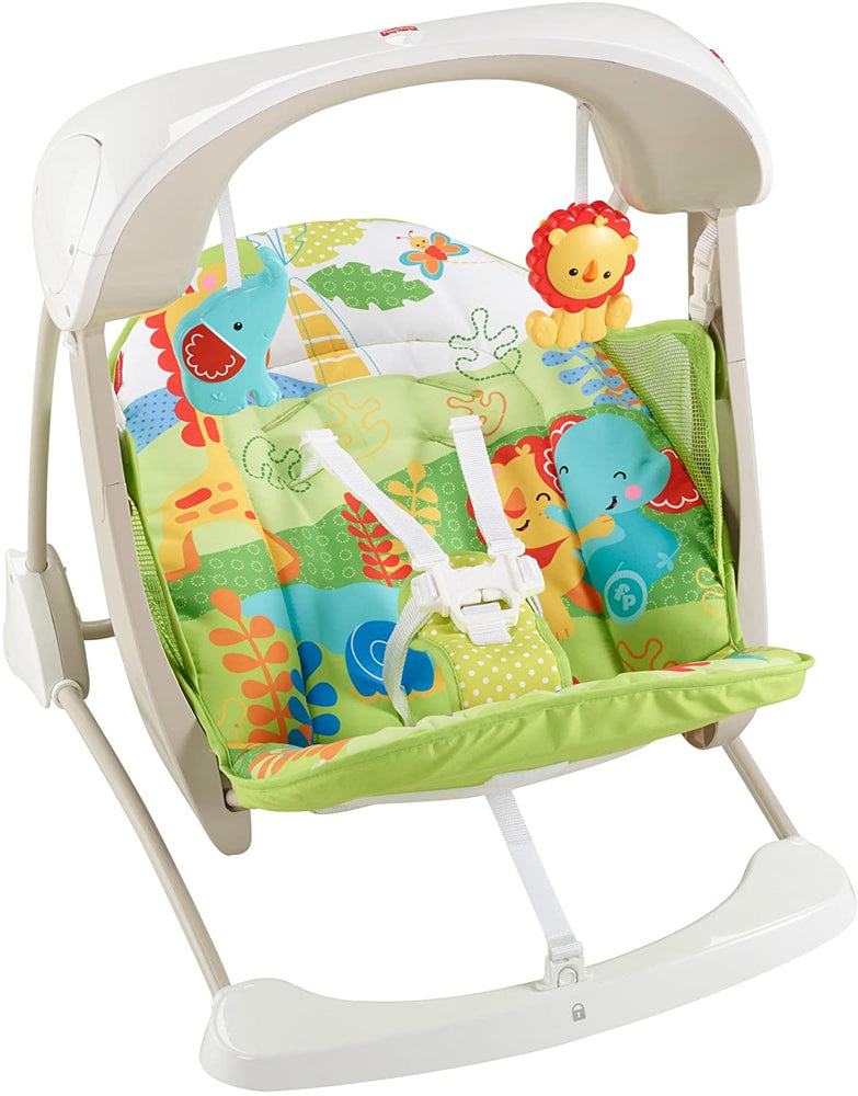 Fisher-Price Rainforest Friends Take-Along Swing and Seat
