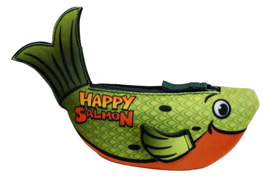 Happy Salmon- Green Fish