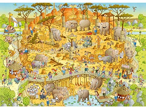 Heye African Habitat - 1000 Piece Puzzle
