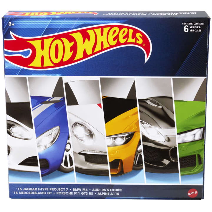 Hot Wheels® - European Themed 6-Car Pack
