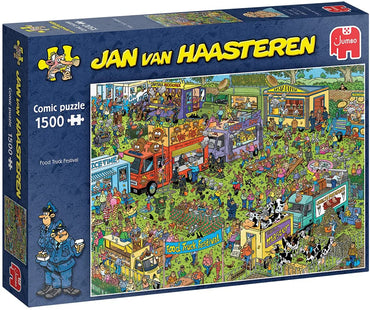 Jan Van Haasteren - "Food Truck Festival" 1500PC Puzzle