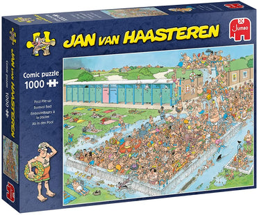 Jan Van Haasteren - "Pool Pile-Up" 1000PC Puzzle