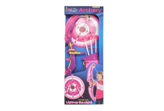 KING SPORT PINK ARCHERY SET WITH TARGET