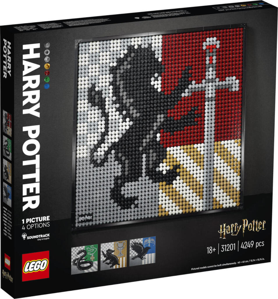 LEGO® Art Harry Potter™ Hogwarts™ Crests 31201