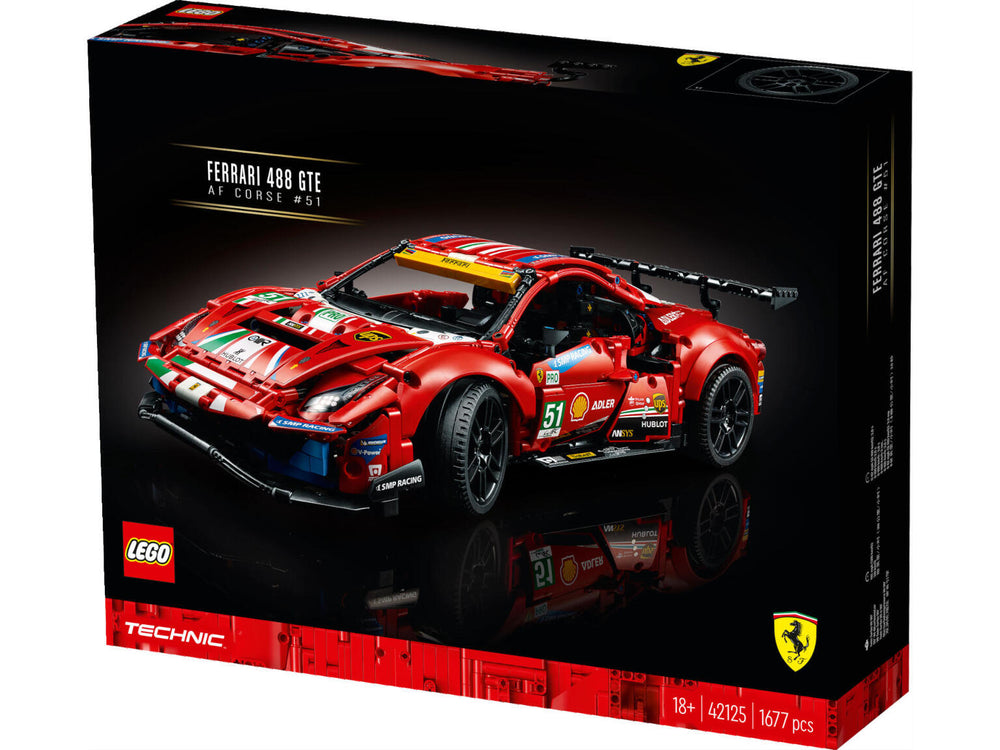 LEGO® Technic Ferrari 488 GTE “AF Corse #51” 42125