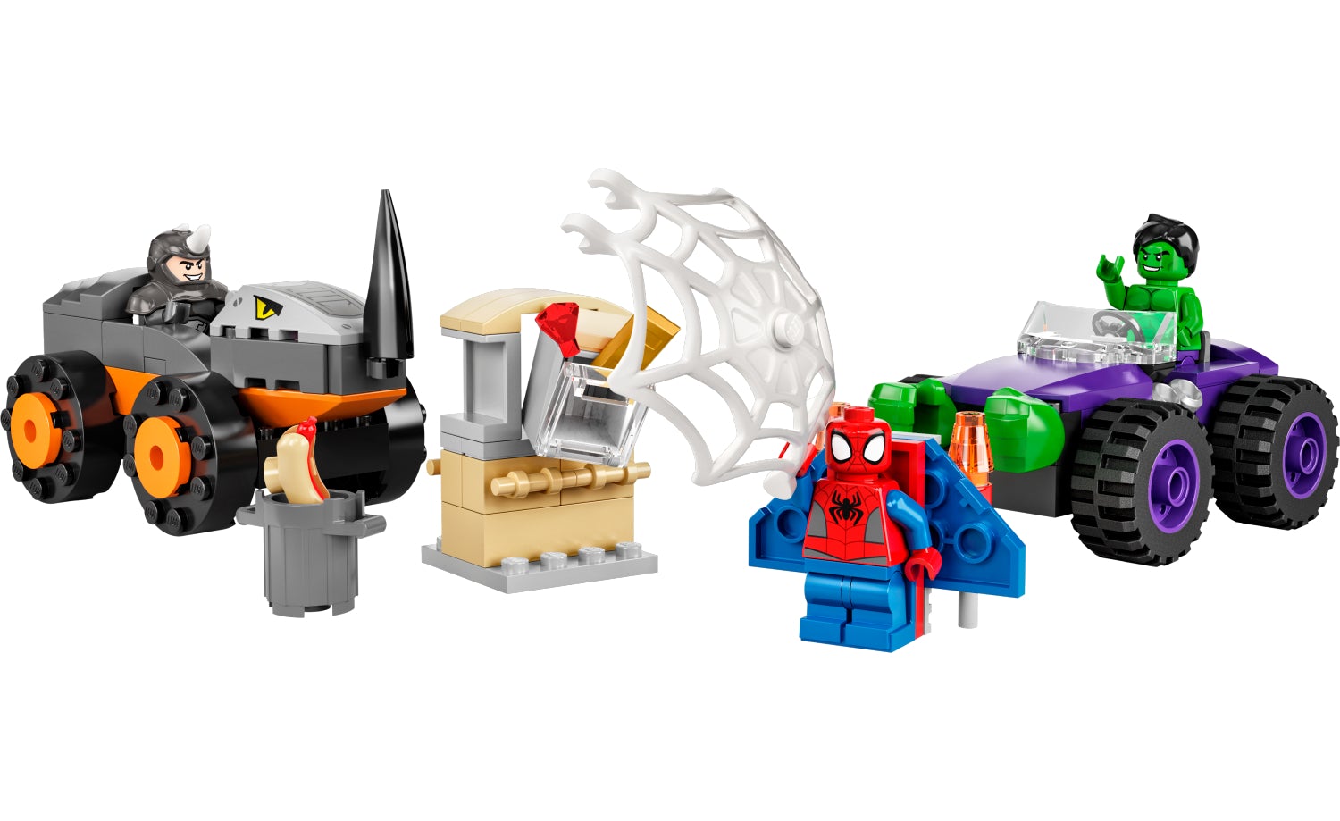 LEGO® Marvel Spidey And His Amazing Friends Hulk vs. Rhino Truck Showdown 10782 |